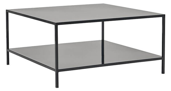 MUZZA Konferenčný stolík rafa 85 x 42 cm čierny