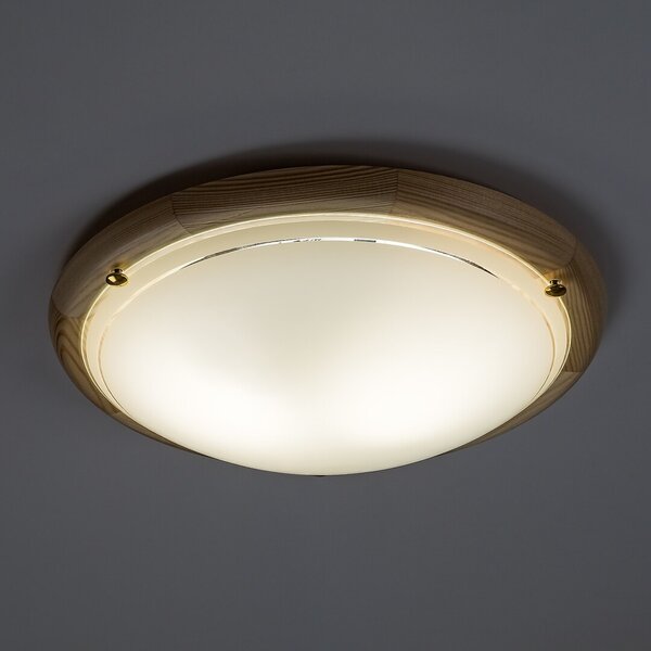 Rabalux UFON stropné drevené svietidlo 60W/E27/IP20 - svetlé drevo
