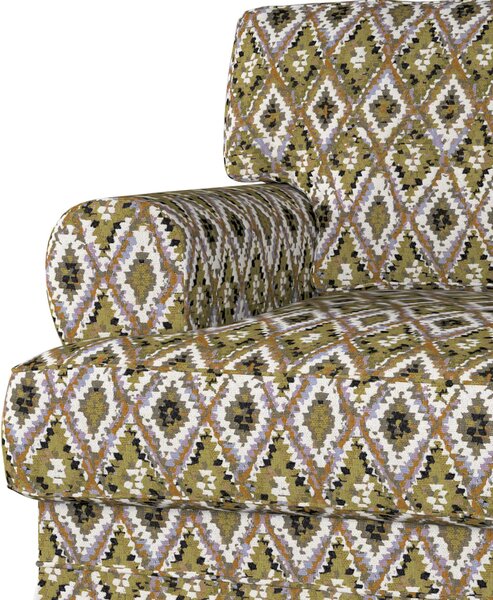 Poťah na kreslo Ekeskog farba produktu viacfarebná látka zapletaná, vzorované