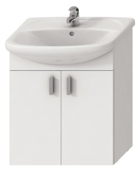 Kúpeľňová skrinka pod umývadlo Jika Lyra plus 64x31x70 cm biela H4519624323001
