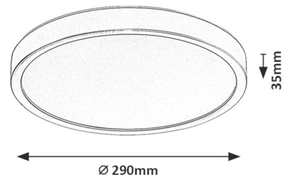 Rabalux MAUREC LED vonkajšie stropné svietidlo 75080