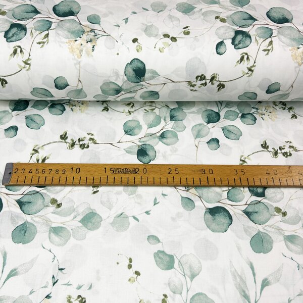 Ervi Bavlnená látka/plátno š.240cm - Eukalyptový dotyk - 27606-1, metráž