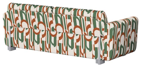 Poťah na pohovku Mysinge (pre 2 osoby) farba produktu zelená látka zapletaná, vzorované