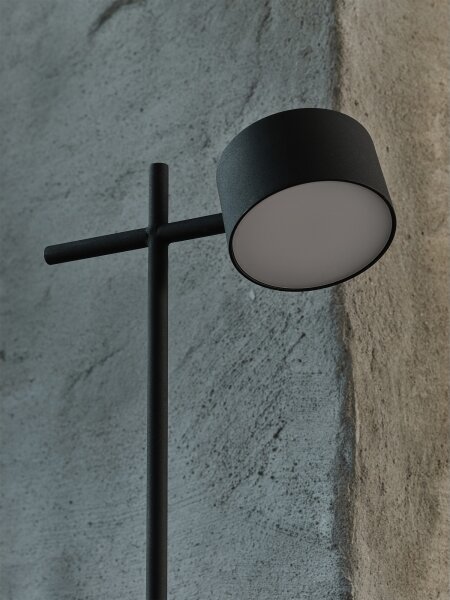 Osram - Stlmiteľná LED stojacia lampa DECOR KYOTO LED/12W/230V čierna