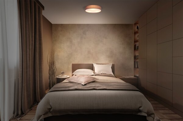 Osram - Stropné svietidlo ORBIS PARIS 3xE27/15W/230V pr. 48 cm hnedá