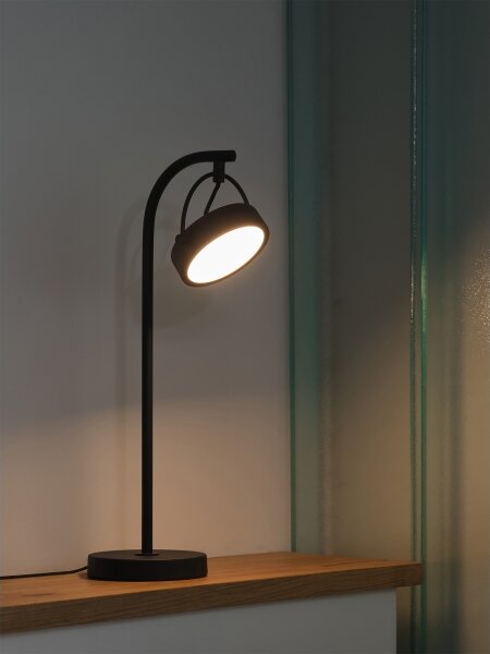 Osram - LED stolná lampa DECOR PUCK LED/11W/230V čierna