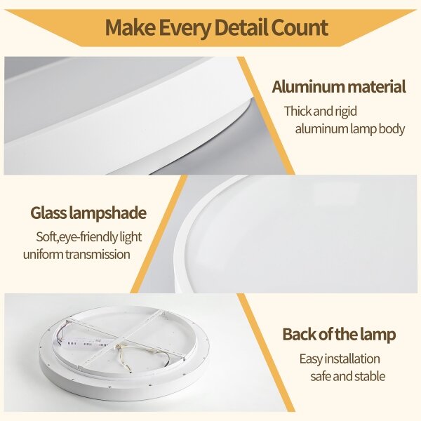 Brilagi - stmievateľné LED svietidlo GLASS POOL DOUBLE LED/48W/230V 40 cm biela + DO
