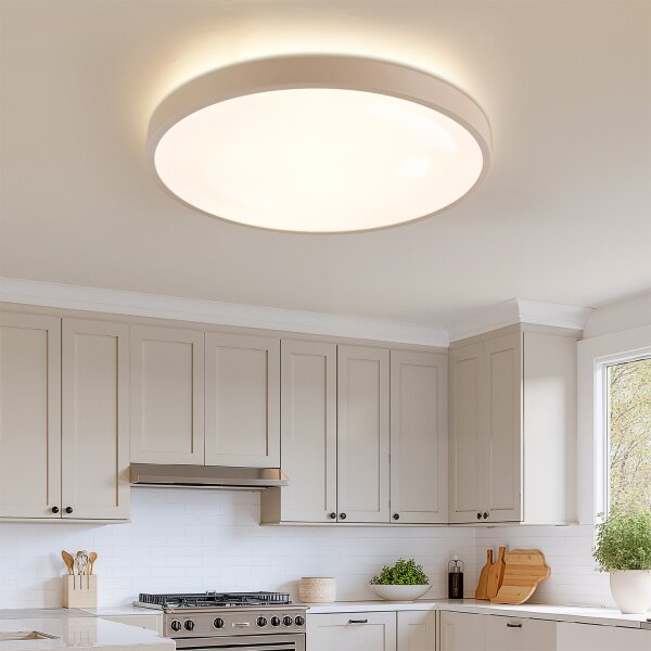 Brilagi - stmievateľné LED svietidlo GLASS POOL DOUBLE LED/80W/230V 60 cm béžová + DO