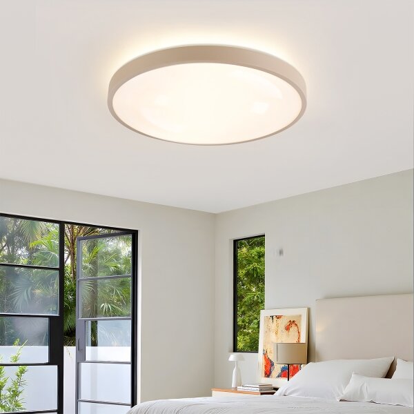 Brilagi - stmievateľné LED svietidlo GLASS POOL DOUBLE LED/60W/230V 50 cm béžová + DO
