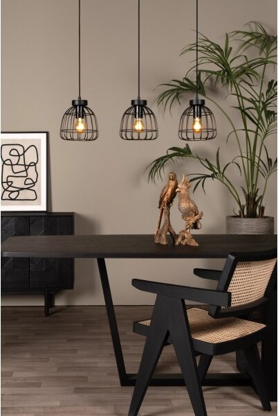 Lucide 00429/03/30 - Luster na lanku FILOX 3xE27/40W/230V