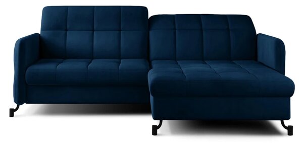 Zltahala.sk Rohová sedacia súprava Lima, pravá, modrá (monolith 77)