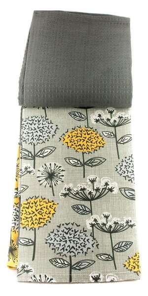 Bavlnené utierky v súprave 3 ks 45x65 cm Retro Meadow – Cooksmart ®