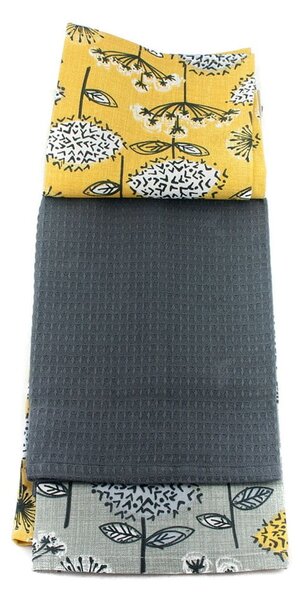 Bavlnené utierky v súprave 3 ks 45x65 cm Retro Meadow – Cooksmart ®