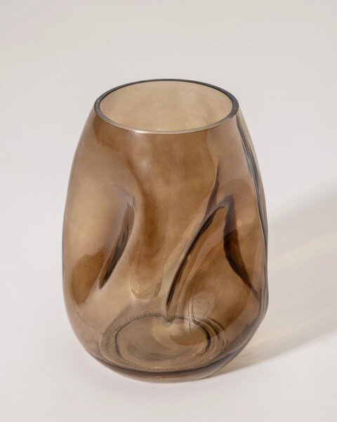 Váza Bronze Wave I 13x13x18 cm