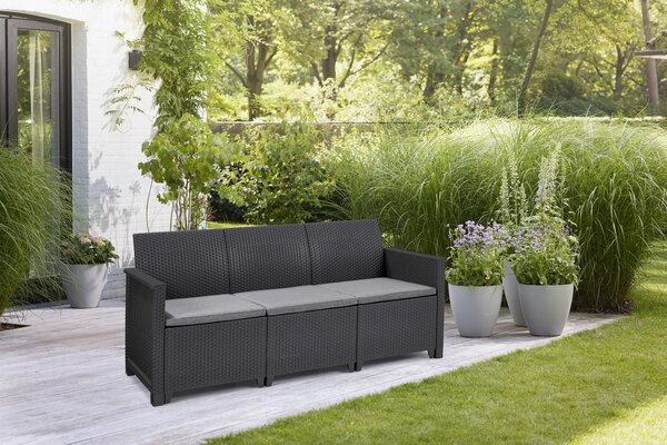 Pohovka ALODIA 3 SEATER | grafit