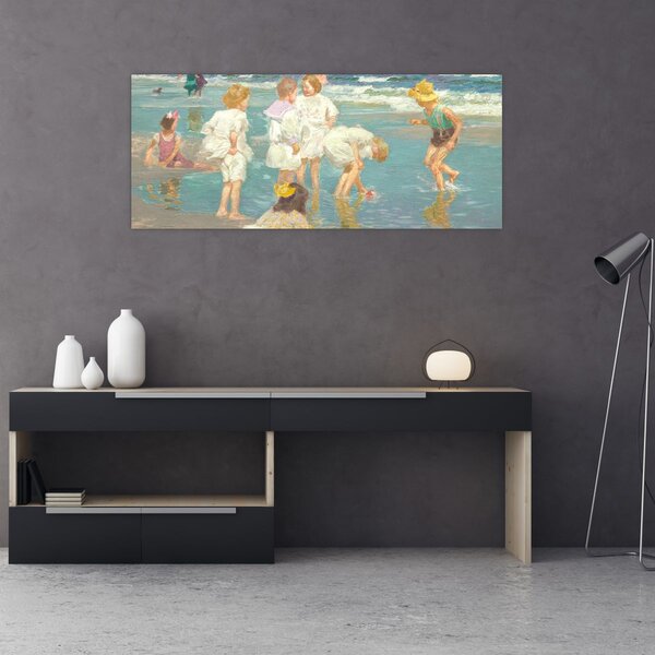Obraz - Edward Henry Potthast, A Holiday, reprodukcia (120x50 cm)