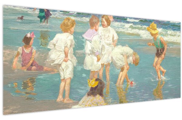 Obraz - Edward Henry Potthast, A Holiday, reprodukcia (120x50 cm)