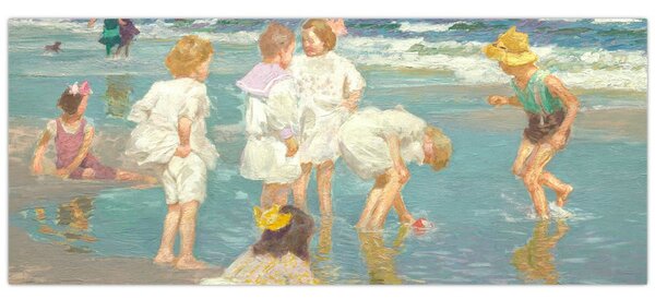 Obraz - Edward Henry Potthast, A Holiday, reprodukcia (120x50 cm)