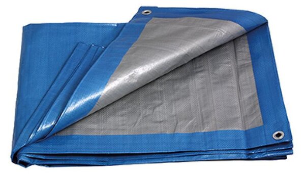 Levior PE plachta zakrývacia PROFI 4x6m 140g/1m2 modro-strieborná