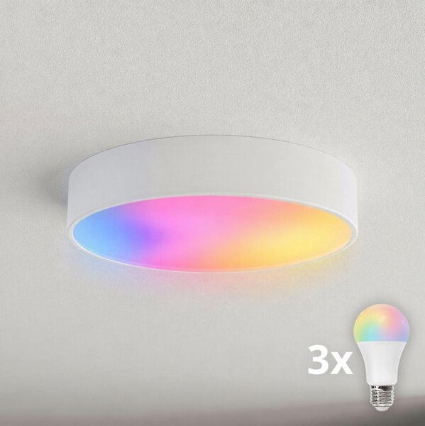 BRILAGI - LED RGBW stmievateľné stropné svietidlo CLARE 3xE27/12W/230V biela
