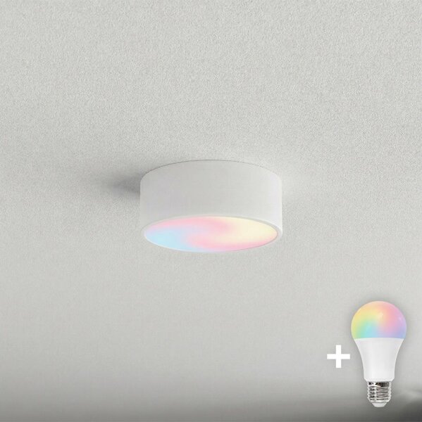 BRILAGI - LED RGBW Stmievateľné stropné svietidlo CLARE 1xE27/12W/230V biela