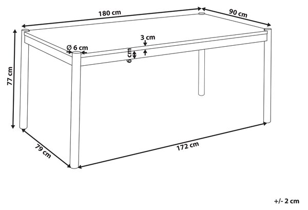 Jedálenský stôl dyha tmavý dub MDF nohy z brestového dreva 180 x 90 cm obdĺžniková dyhovaná doska tradičný štýl jedáleň kuchyňa