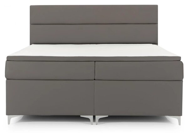 Zltahala.sk Posteľ Boxspring Amadeus 200x180, tm. hnedá (koženka - bao 12)