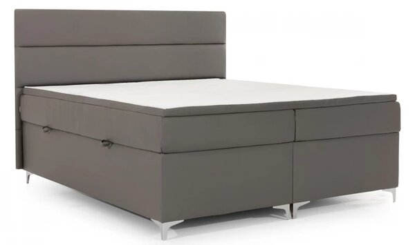 Zltahala.sk Posteľ Boxspring Amadeus 200x180, tm. hnedá (koženka - bao 12)