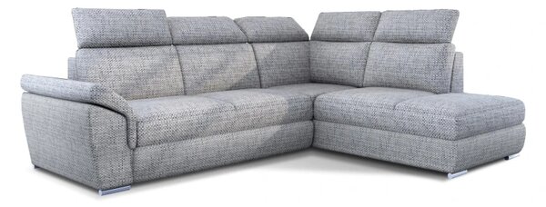 Zltahala.sk Rohová sedacia súprava LOTA, pravá, sivá (berlín 01)