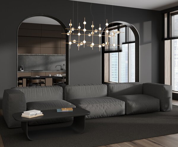 Italux MD18001067-30A GD LED závesné stropné svietidlo Provenza | 72 W integrovaný LED zdroj | 3000K