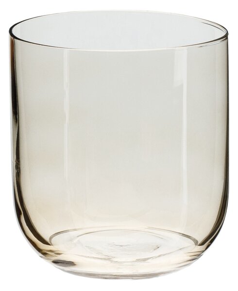 Pohár na vodu (6 ks) Lilo Typ 5 360 ml - svetlohnedá dymová