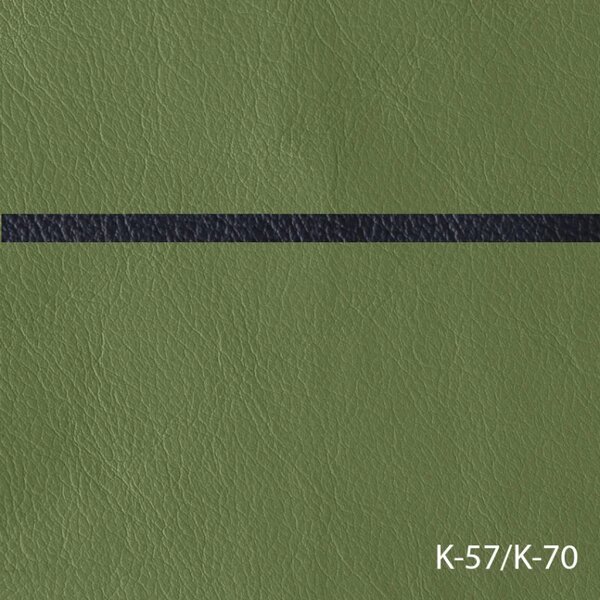 Zltahala.sk Kožená rohová sedacia súprava DUBAJ LUX XL II, pravá, pistáciová (K-57)_čierna (K-70)