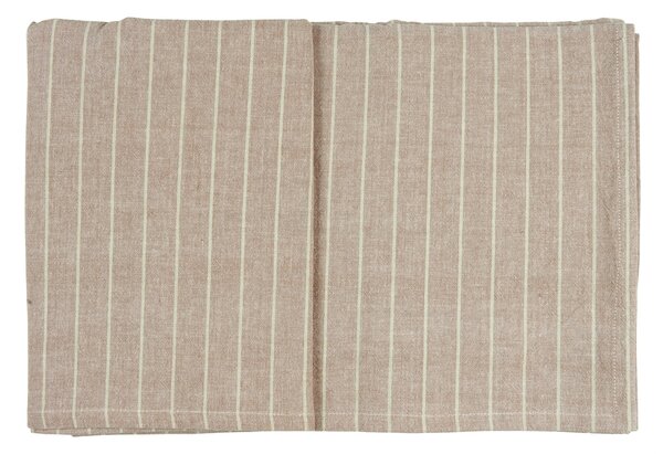 Bavlněný ubrus Malva/Beige Stripes 150×250 cm