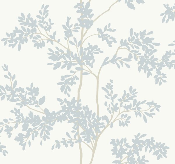 Biela vliesová tapeta s vetvičkami, BL1802, Blooms Second Edition Resource Library, York