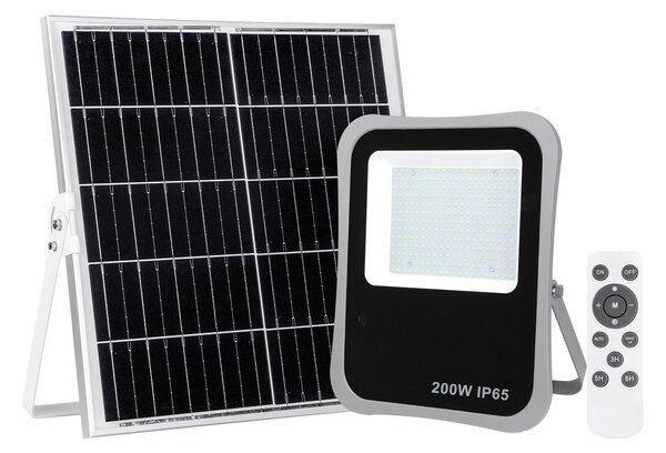 Italux SLR-73142-200W LED solárne reflektor Bares | 200W integrovaný LED zdroj | 1670lm