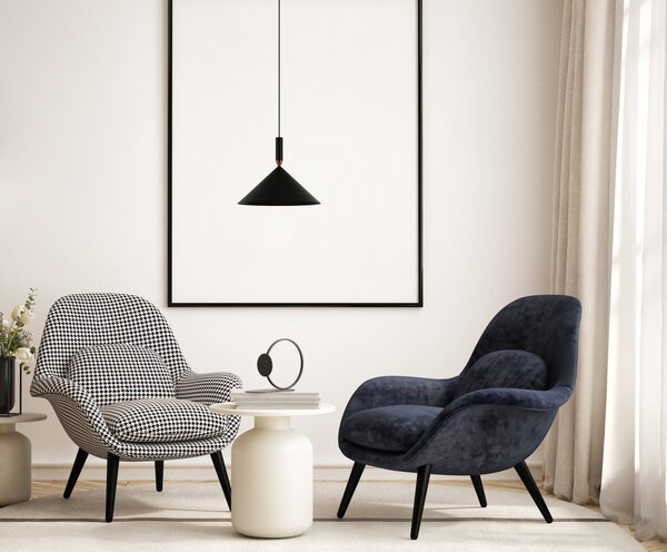 Italux PND-541101-BK závesné stropné svietidlo Drello | 1x40W E27