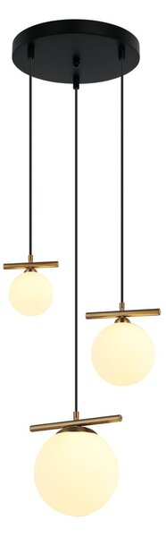 Italux PND-463323A-BRO+W závesné stropné svietidlo Merseta | 2xG9+1xE14W E14