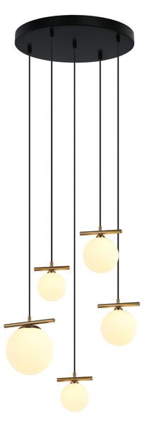 Italux PND-463325A-BRO+W závesné stropné svietidlo Merseta E14