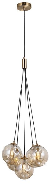 Italux PND-54456-5-HB-AMB závesné stropné svietidlo Perlos | 5x5W G9