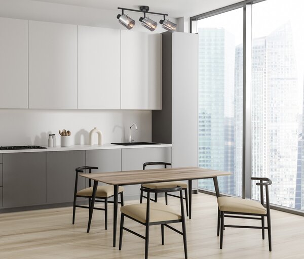 Italux SPL-5581-3-BK-SG bodové stropné svietidlo Sardo | 3x40W E14