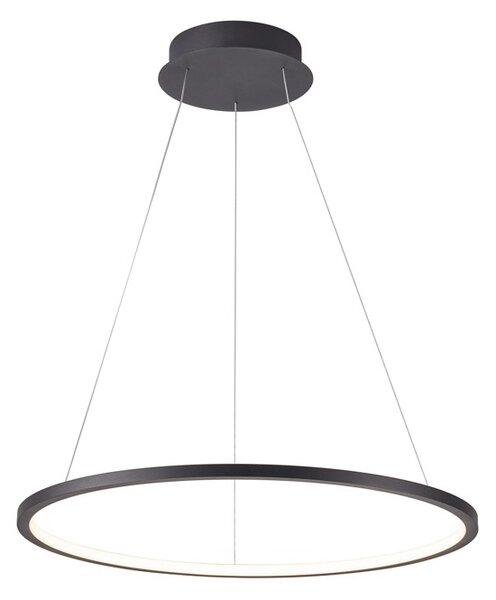 Italux PND-56135B-040RPC-BK LED závesné stropné svietidlo Vinola | 24W integrovaný LED zdroj | 1000lm | 3000+4000K
