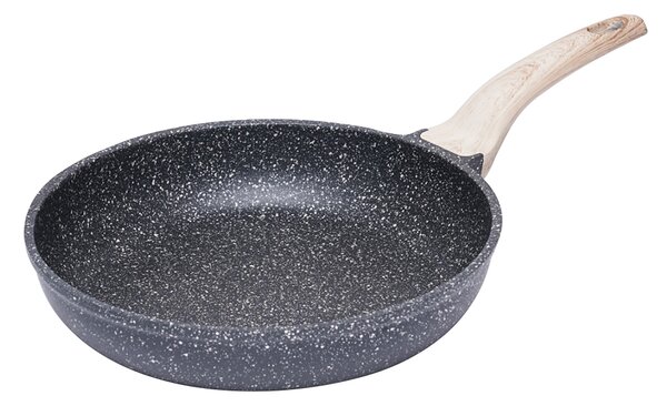Hliníková panvica s nepriľnavým povrchom Karote 20 cm - sivá / mramor
