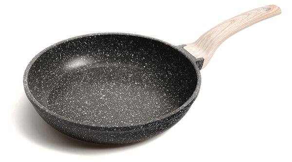 Hliníková panvica s nepriľnavým povrchom Karote 20 cm - sivá / mramor