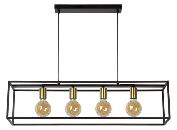 Lucide 00424/04/30 závesné stropné svietidlo Ruben 4x40W | E27