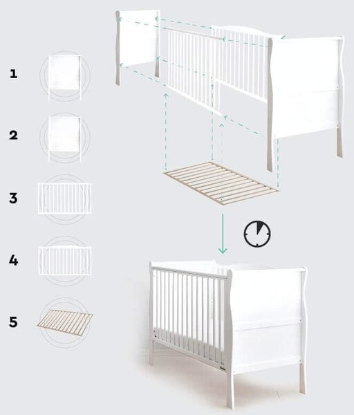 Detská postieľka Noble Cot 120x60