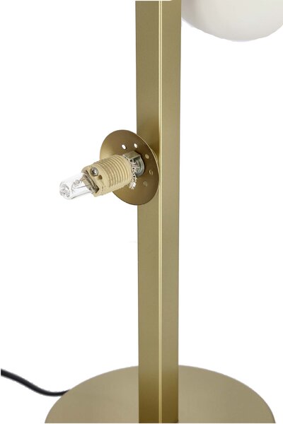 Mosadzná stolová lampa Kama pre žiarovku 2x G9 – LED lustre a svietidlá > Kolekcie svietidiel > Kolekcia svietidiel KAMA
