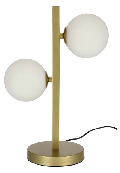 Mosadzná stolová lampa Kama pre žiarovku 2x G9 – LED lustre a svietidlá > Kolekcie svietidiel > Kolekcia svietidiel KAMA