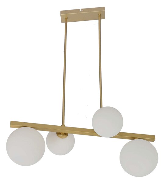 Mosadzný závesný luster Kama pre žiarovku 4x G9 – LED lustre a svietidlá > Kolekcie svietidiel > Kolekcia svietidiel KAMA