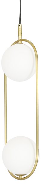 Mosadzný závesný luster Cordel pre žiarovku 2x G9 – LED lustre a svietidlá > Kolekcie svietidiel > Kolekcia svietidiel CORDEL