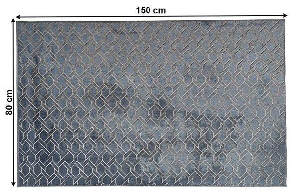 Koberec Moronis Typ 2 80x150 cm - tmavosivá